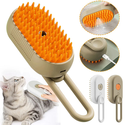 💥🤩PET DAMPPINSEL EL MEJOR CEPILLO🪮VAPOR💨PARA TU MASCOTA🐶🐱😍